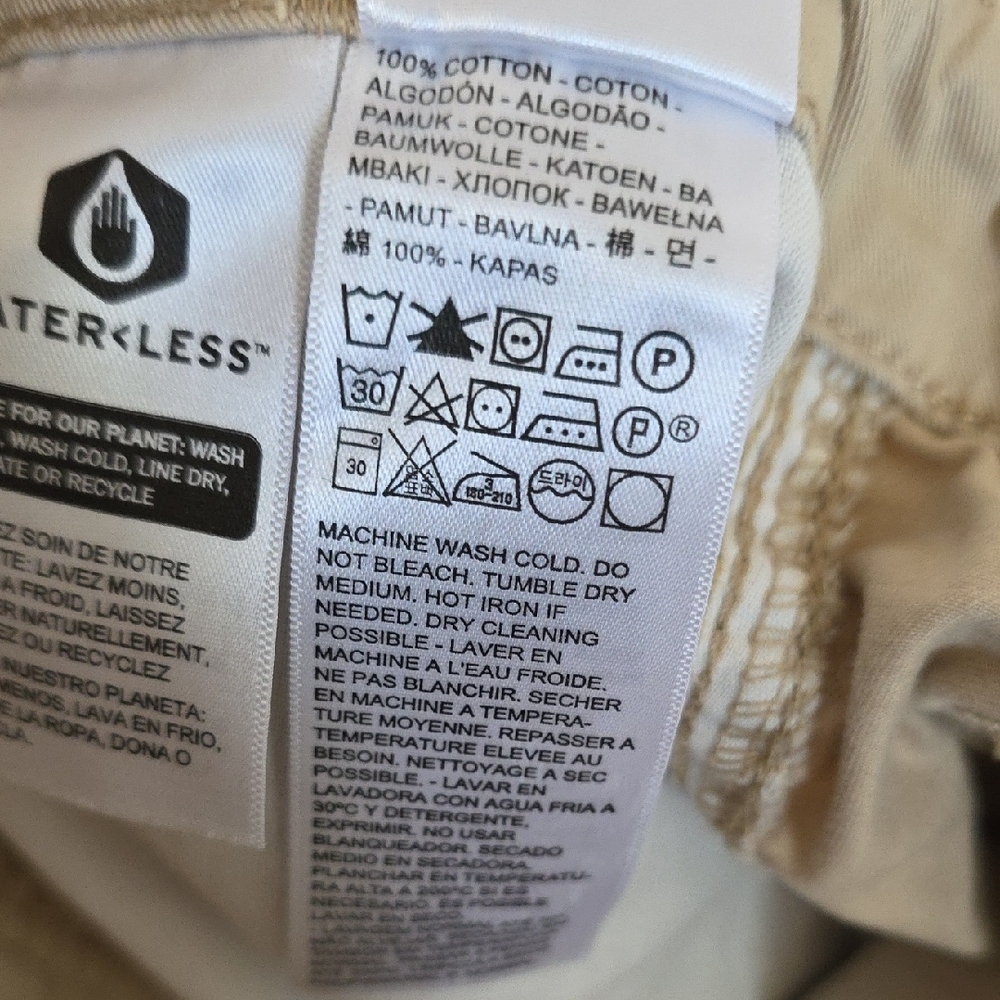 Levi's Women's Tan Wide Leg Cargo 94 Baggy Cotton Pants 29 X 30 - Picture 11 of 14
